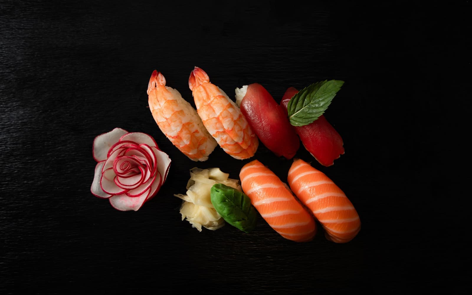 Sushi-Detail von RYU SUSHI